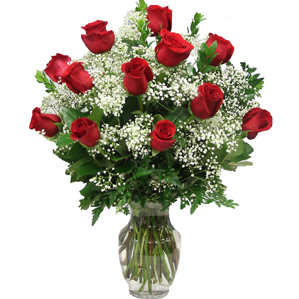 Hand-tied bouquet of garden roses